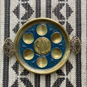 Vintage collectible Passover plate.